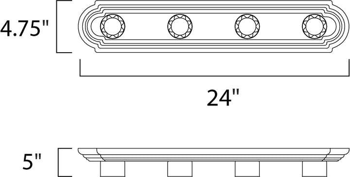 Maxim Lighting 7124SN  Essentials - 712X Utility Light Satin Nickel