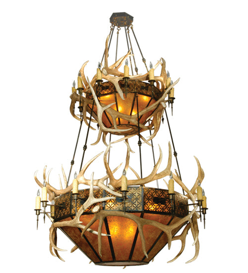 Meyda Tiffany Antlers 71372 Pendant Light - Antique Copper