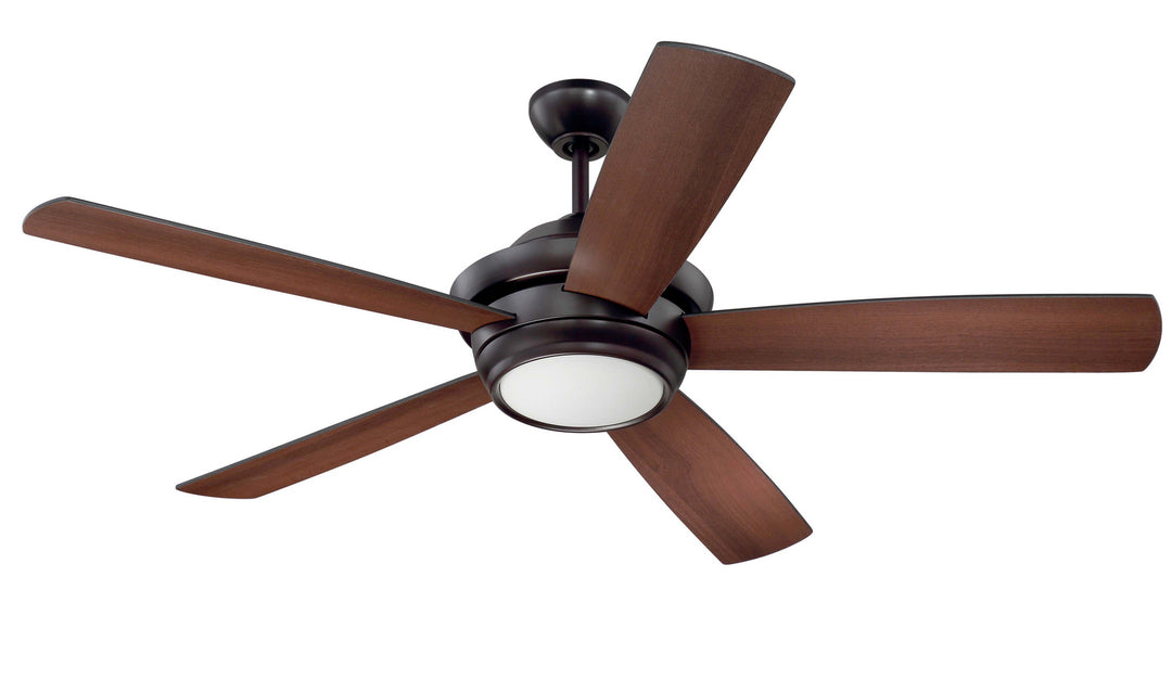 Craftmade Tempo TMP52OB5 Ceiling Fan 52 - Oiled Bronze, Oiled Bronze /Walnut/