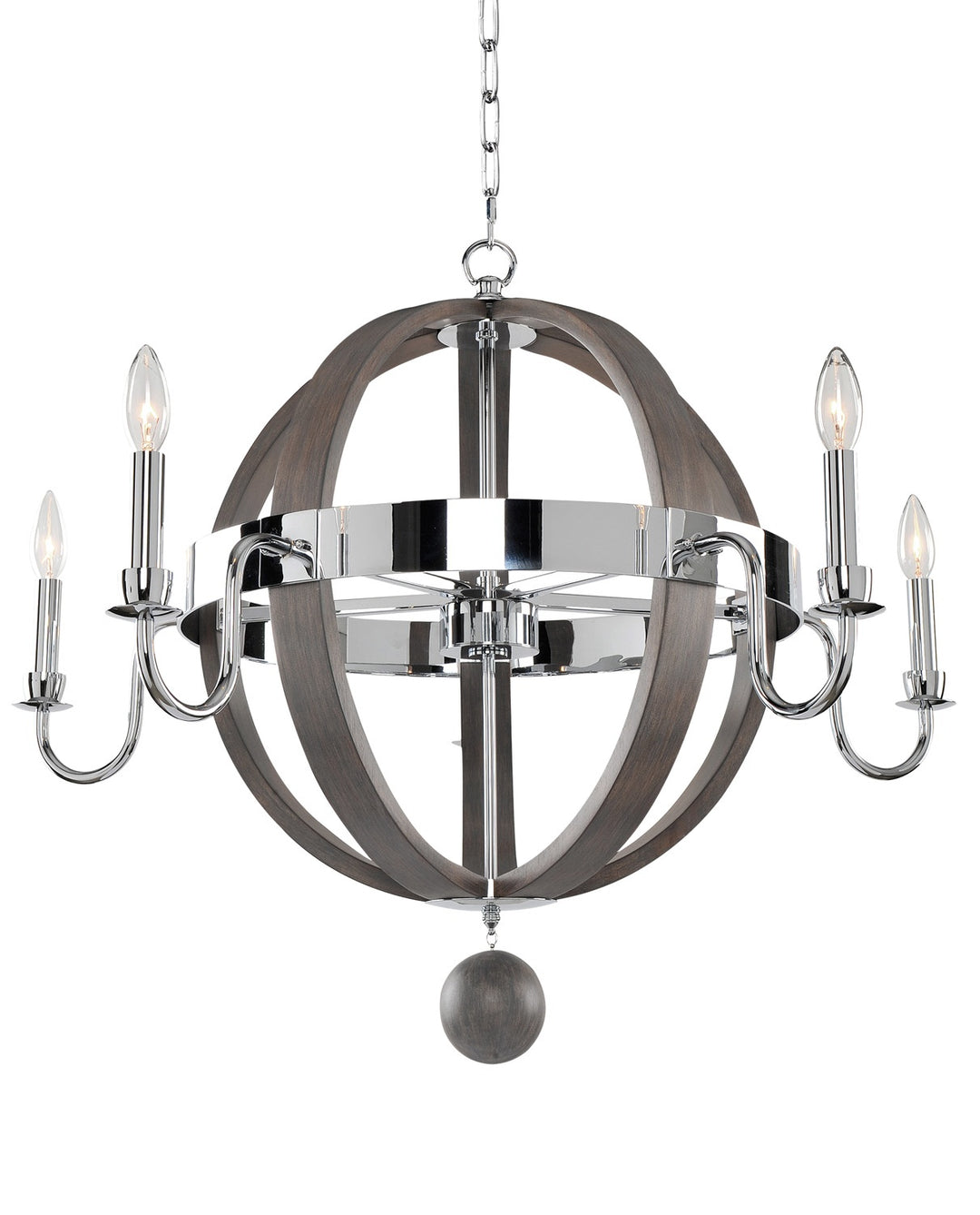 Kalco Sharlow 300481CH Chandelier Light - Chrome