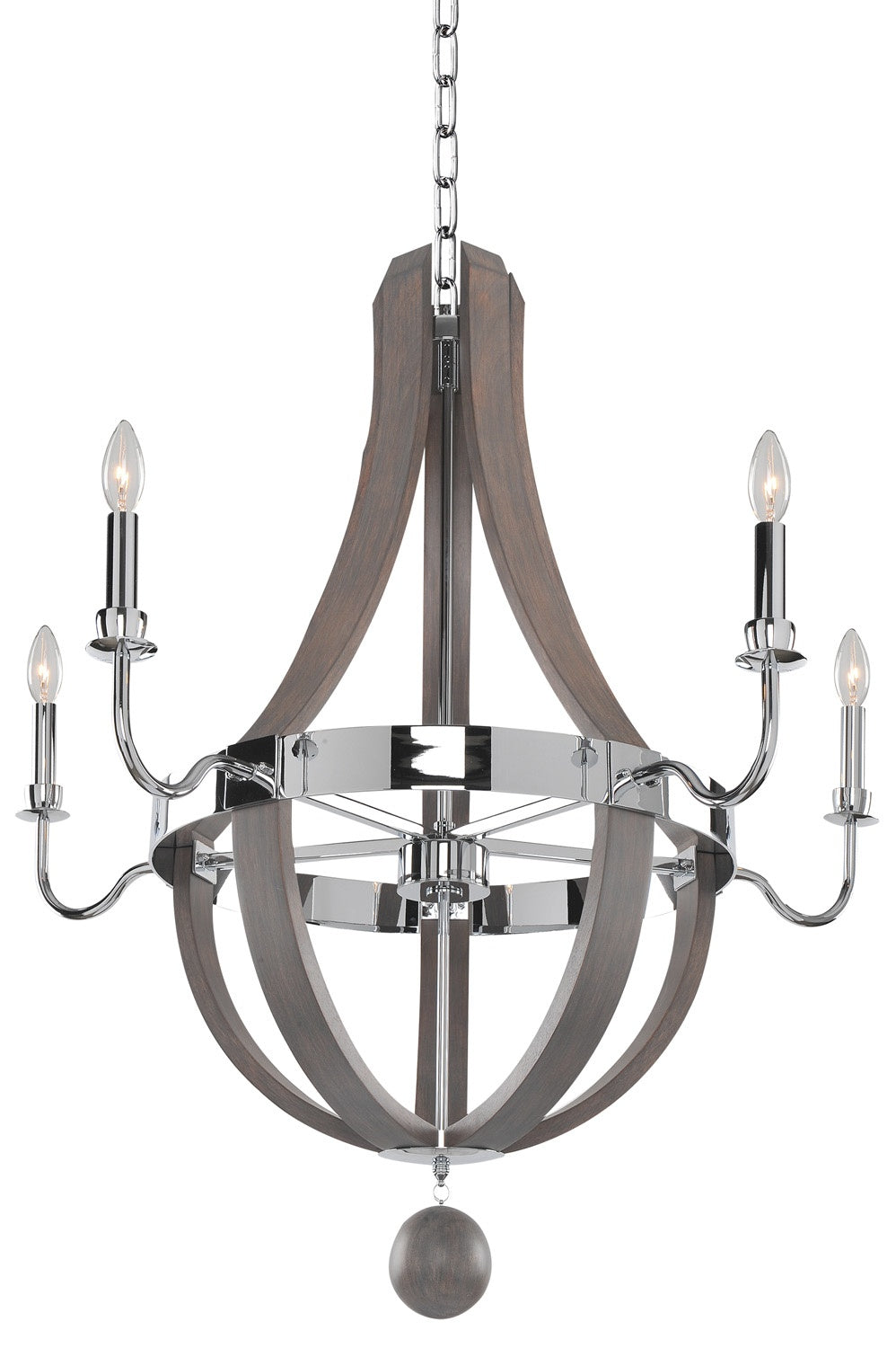 Kalco Sharlow 300482CH Chandelier Light - Chrome