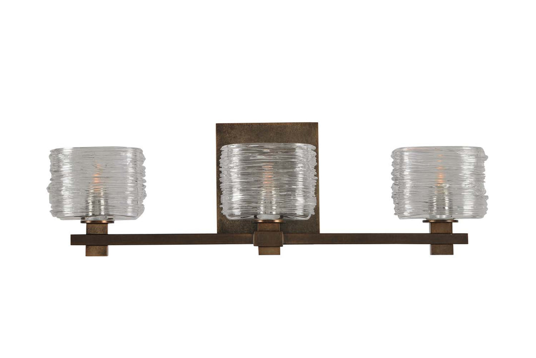 Kalco Clearwater 312133VBZ Bath Vanity Light 21 in. wide - Vintage Bronze