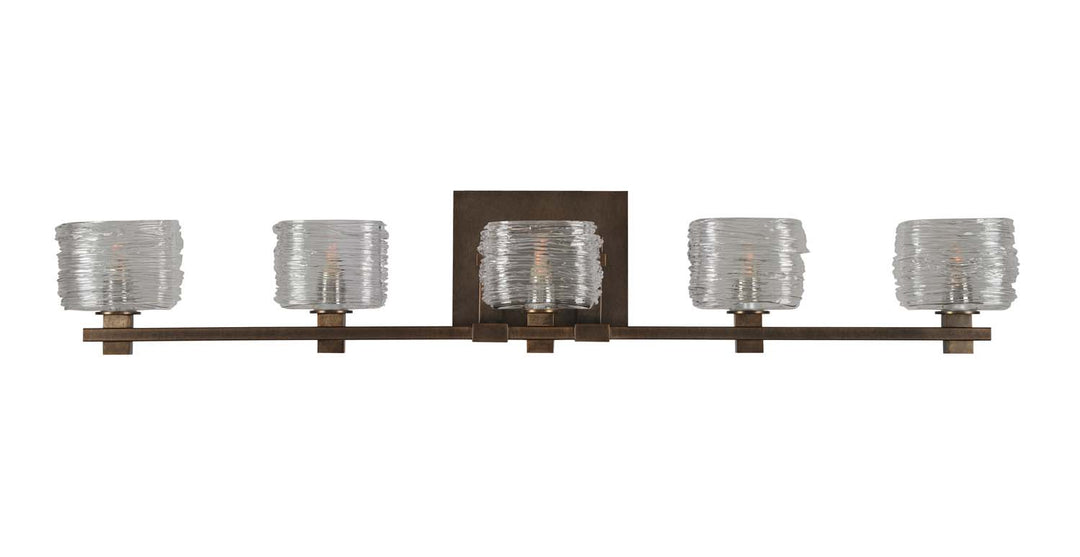 Kalco Clearwater 312135VBZ Bath Vanity Light 37 in. wide - Vintage Bronze