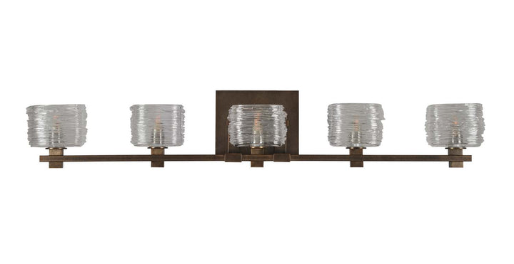 Kalco Clearwater 312135VBZ Bath Vanity Light 37 in. wide - Vintage Bronze