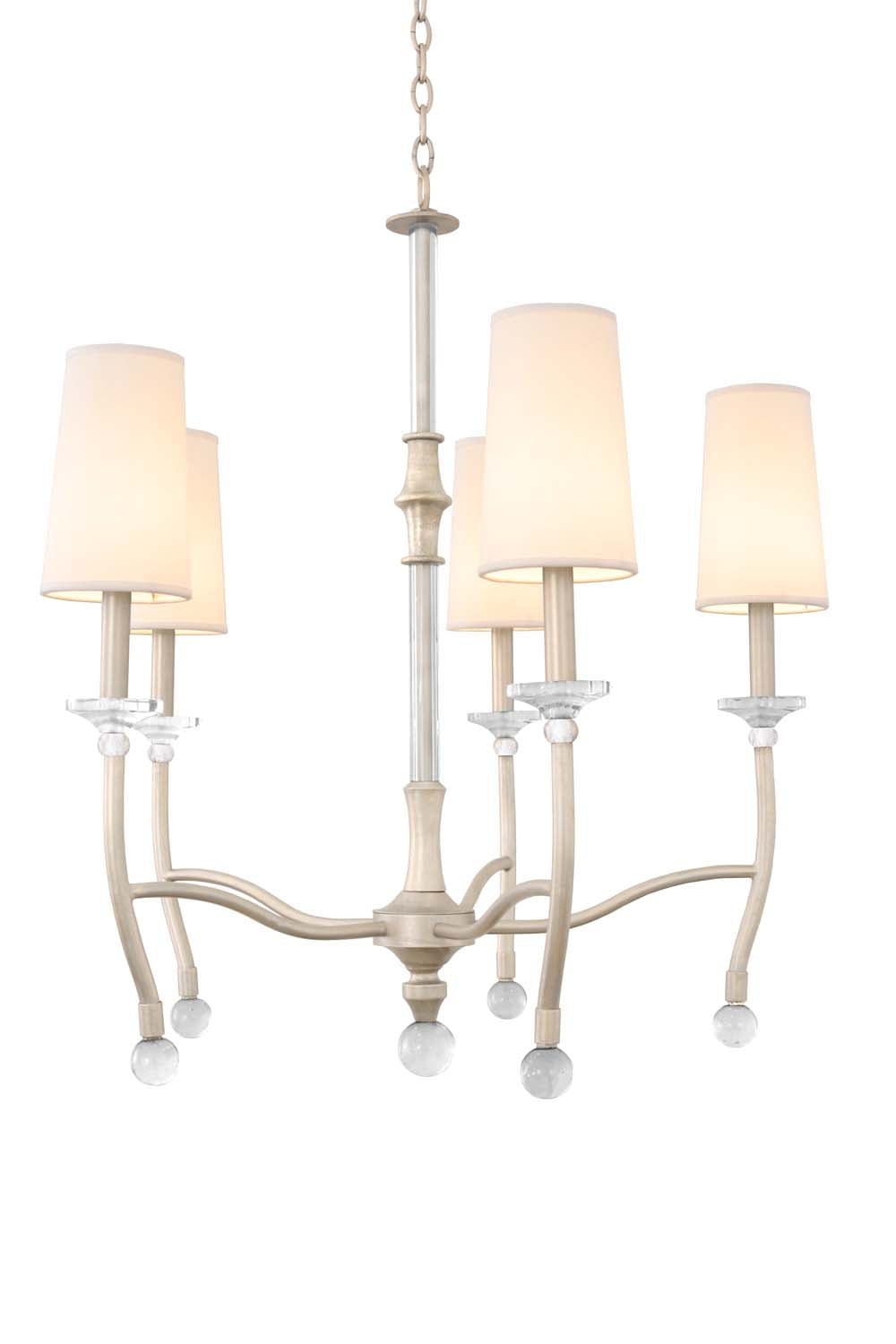 Kalco Waverly 500851PS Chandelier Light - Pearl Silver