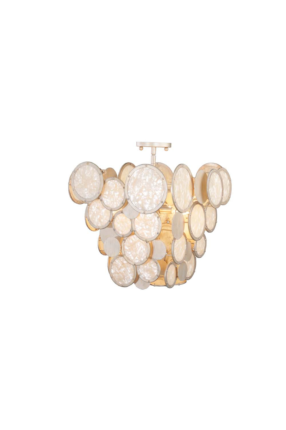 Kalco Calypso 503741CS Ceiling Light - Calypso Silver