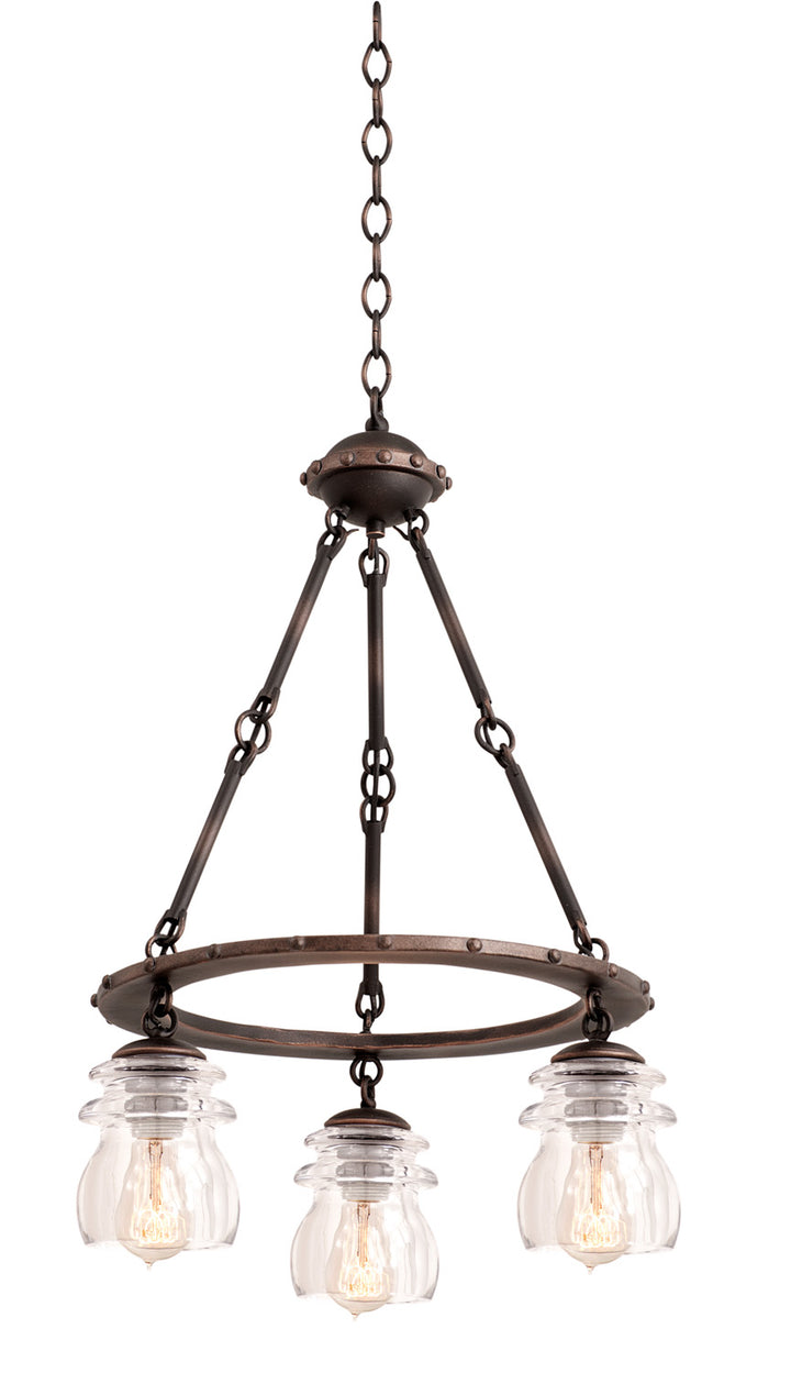 Kalco Brierfield 6319AC Chandelier Light - Antique Copper