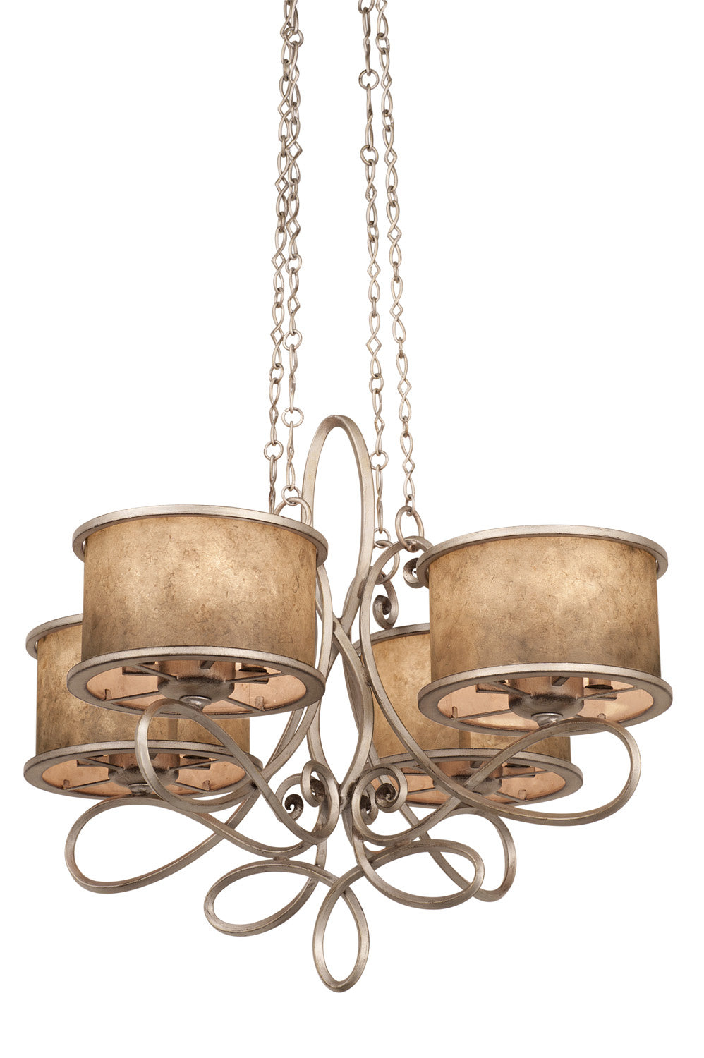 Kalco Whitfield 6582SV Chandelier Light - Aged Silver