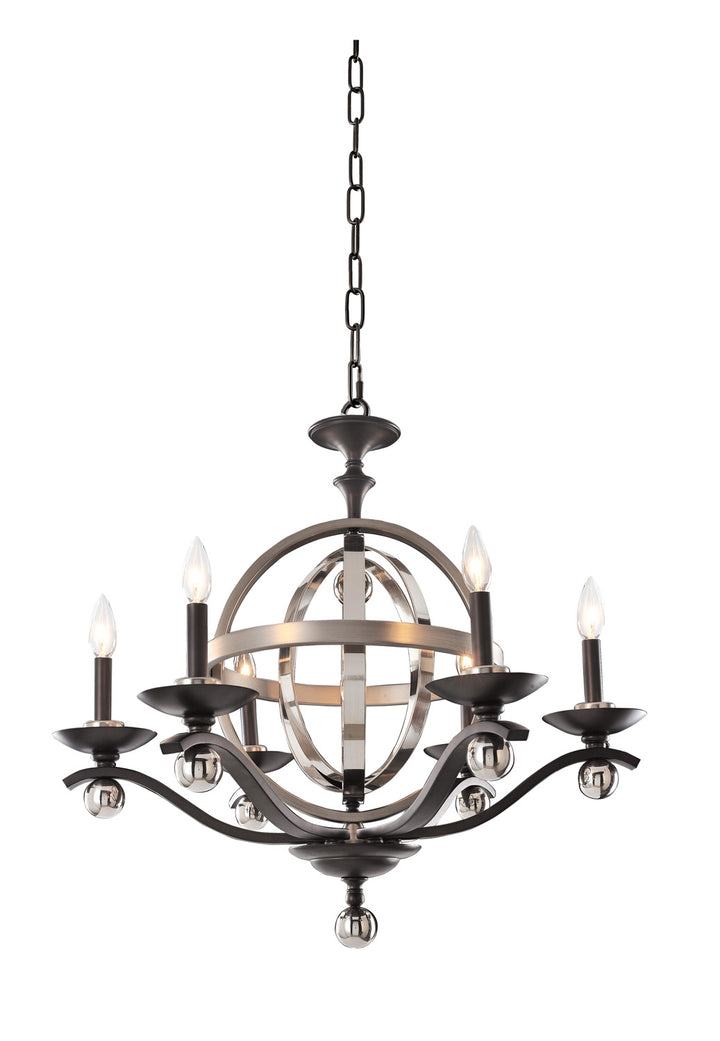 Kalco Rothwell 6597PSN Chandelier Light - Polished Satin Nickel