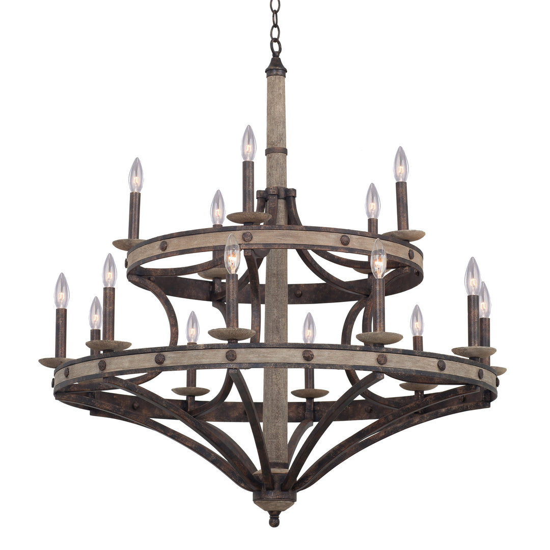 Kalco Coronado 7040FG Chandelier Light - Florence Gold