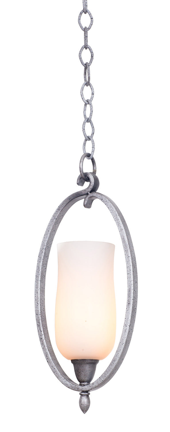 Kalco Mateo 7236FI/OPAL Pendant Light - Flecked Iron