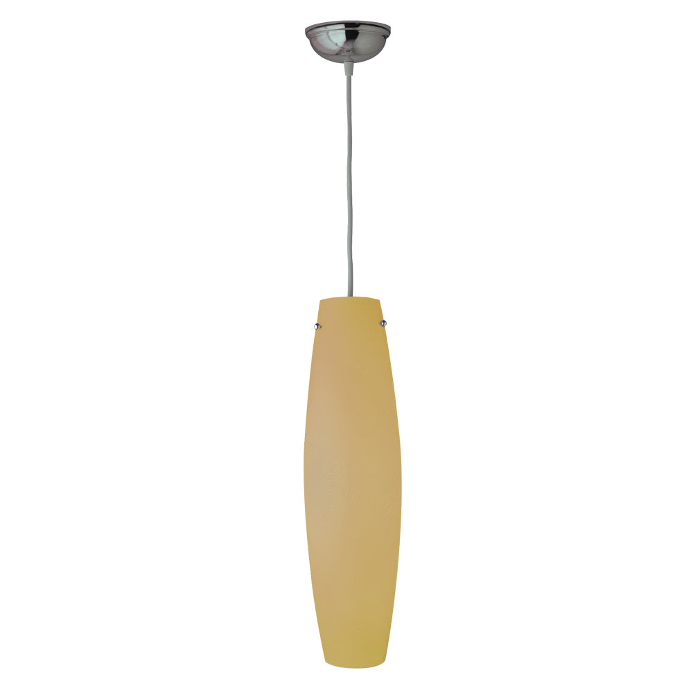 PLC Volcano 1502 AMBER/WH Pendant Light - White