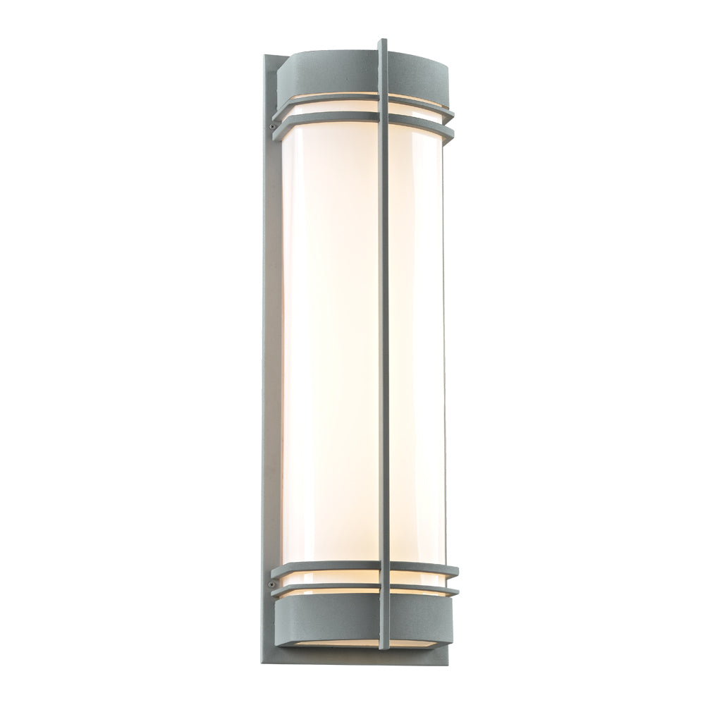 Plc Lighting 16677SL Telford Two Light Outdoor Fixture Outdoor Pewter, Nickel, Silver