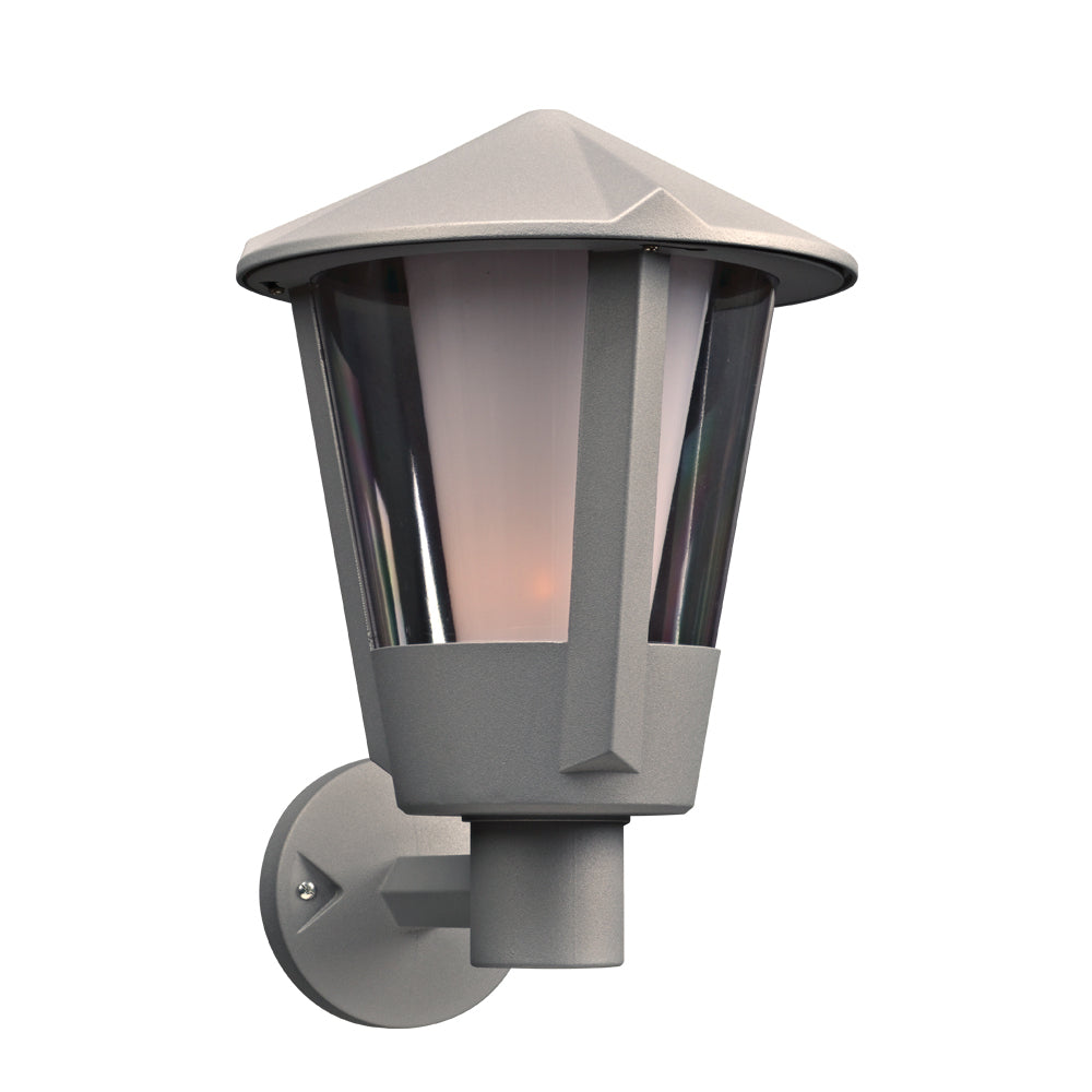 Plc Lighting 1886SL Silva One Light Outdoor Fixture Outdoor Pewter, Nickel, Silver