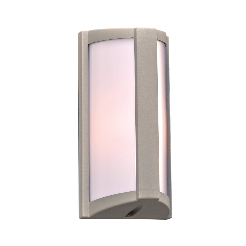 Plc Lighting 2702SL Lukas One Light Outdoor Fixture Outdoor Pewter, Nickel, Silver