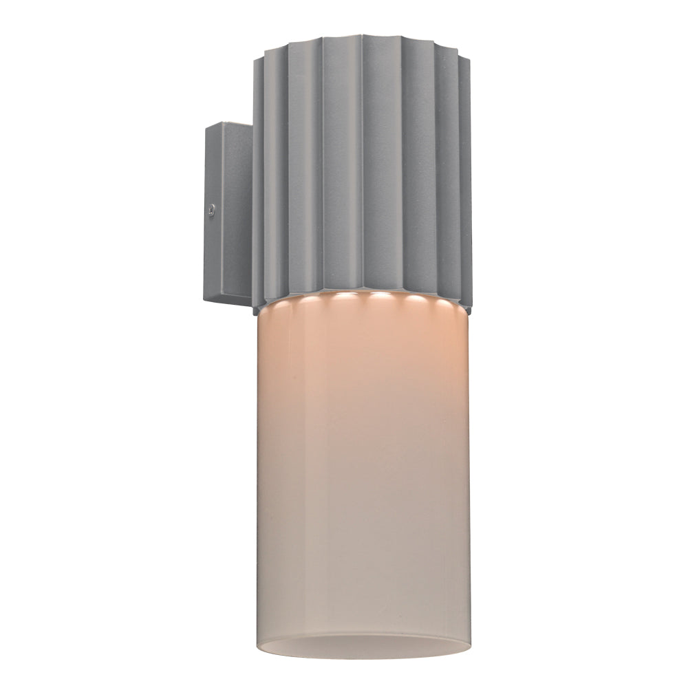 Plc Lighting 31740SL Wallyx One Light Outdoor Fixture Outdoor Pewter, Nickel, Silver