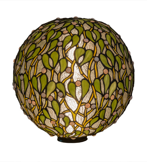 Meyda Tiffany Lighting 71596 Mistletoe Ball Shade Lamp Shade Bronze / Dark