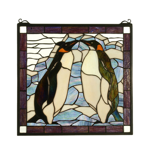 Meyda Tiffany Lighting 71599 Penguin Window Mirror Bronze / Dark