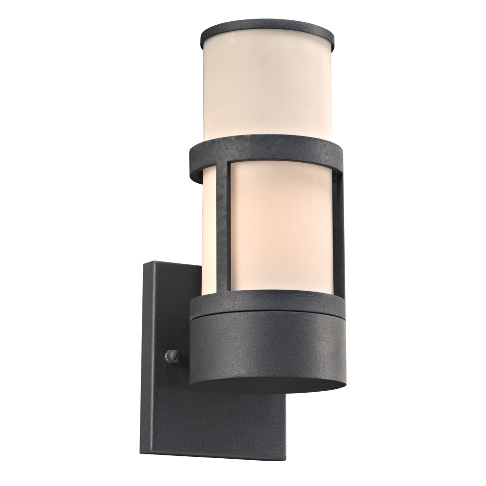 Plc Lighting 8047BZ Qubert One Light Outdoor Fixture Outdoor Bronze / Dark