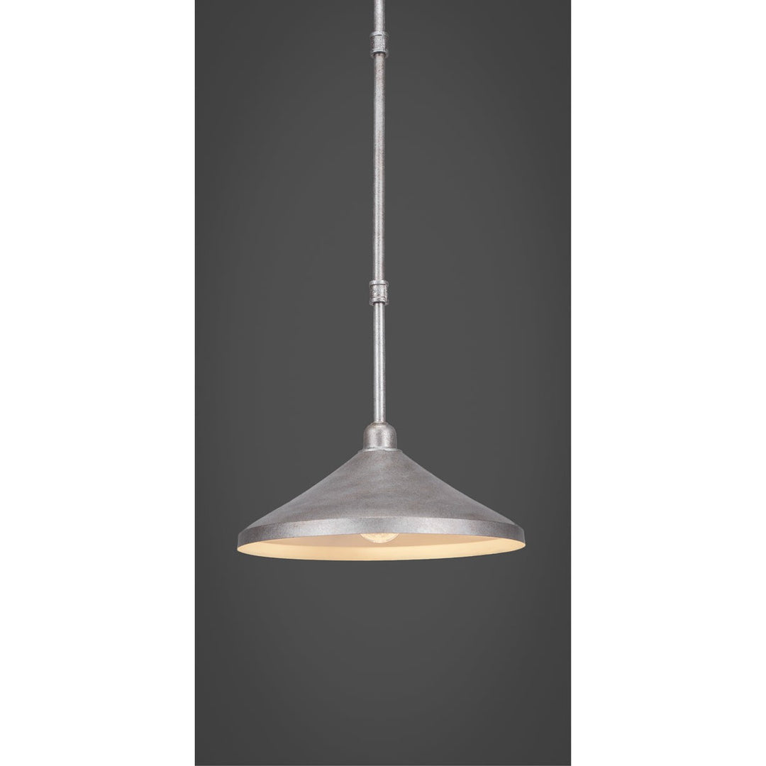 Toltec Vintage 284-as-422 Pendant Light - Aged Silver