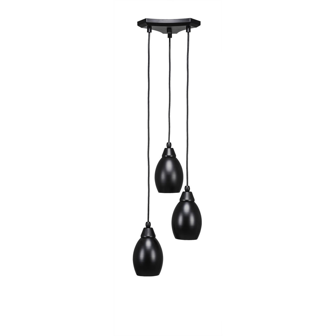 Toltec Europa 28-mb-426 Pendant Light - Matte Black