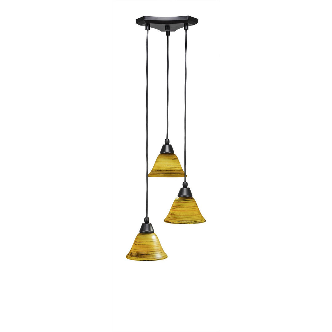 Toltec Europa 28-mb-454 Pendant Light - Matte Black
