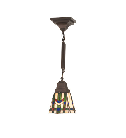 Meyda Tiffany Prairie Wheat 71618 Pendant Light - Beige Burgundy Lt Blue Green