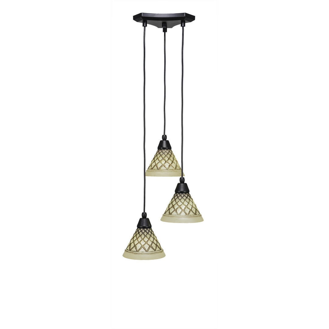 Toltec Europa 28-mb-7185 Pendant Light - Matte Black