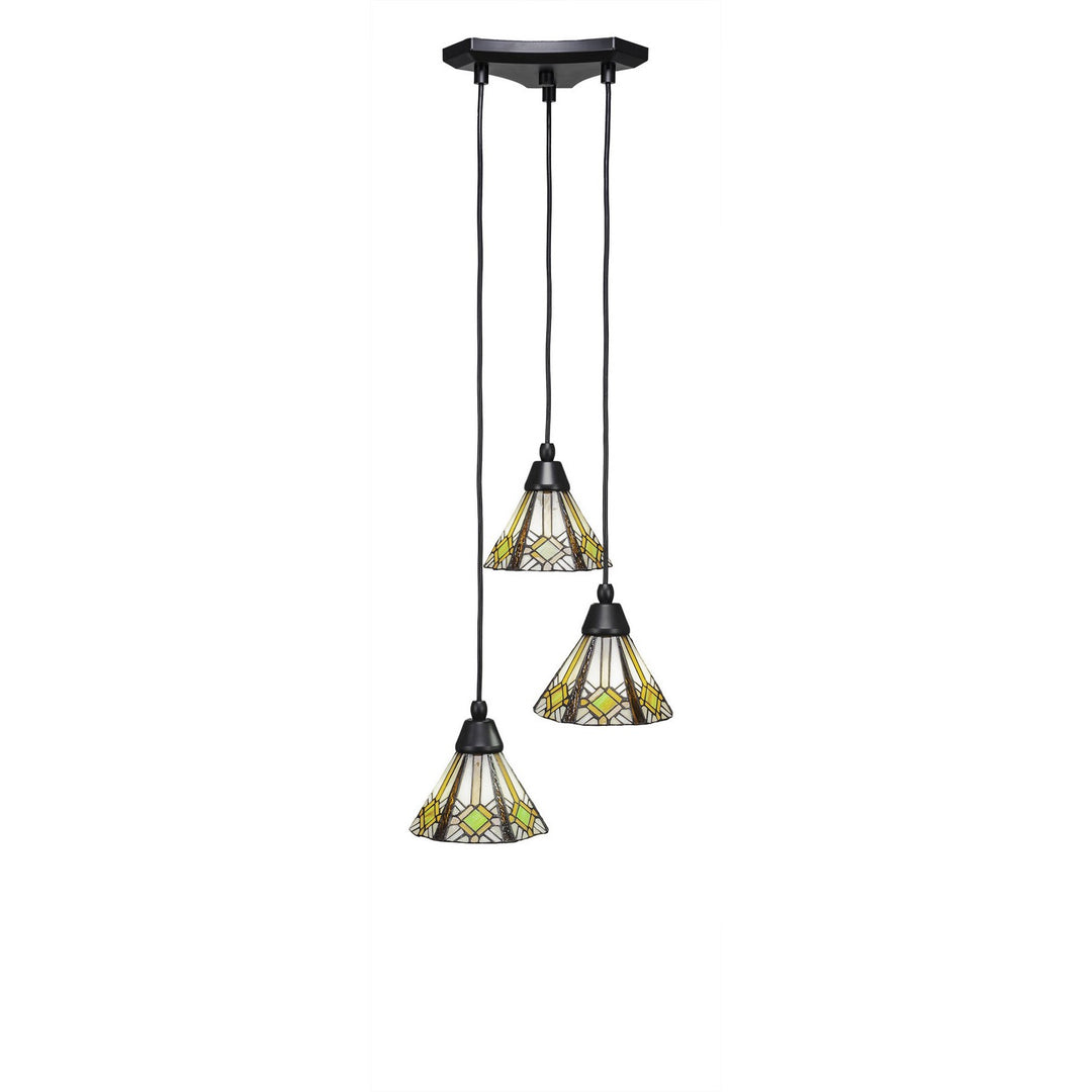 Toltec Europa 28-mb-9615 Pendant Light - Matte Black