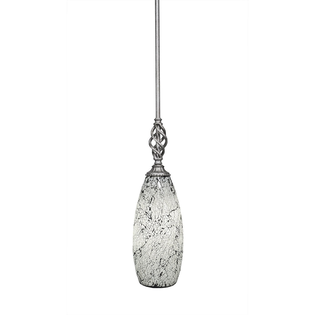 Toltec Eleganté 80-as-416 Pendant Light - Aged Silver