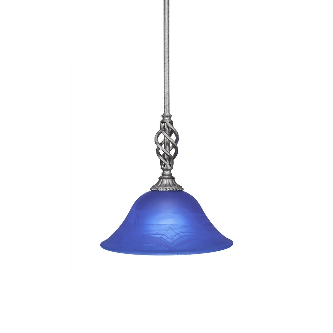Toltec Eleganté 80-as-435 Pendant Light - Aged Silver
