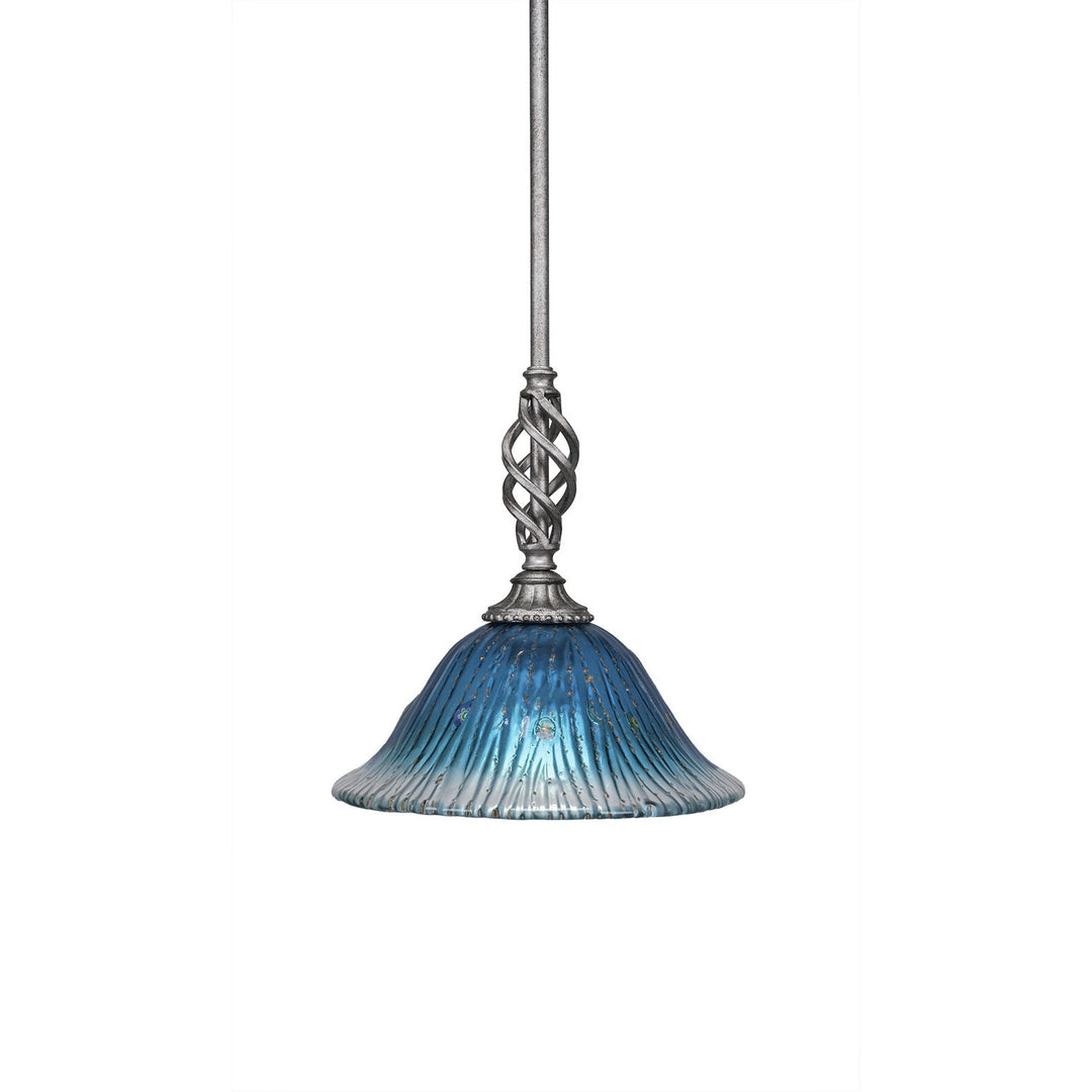 Toltec Eleganté 80-as-438 Pendant Light - Aged Silver