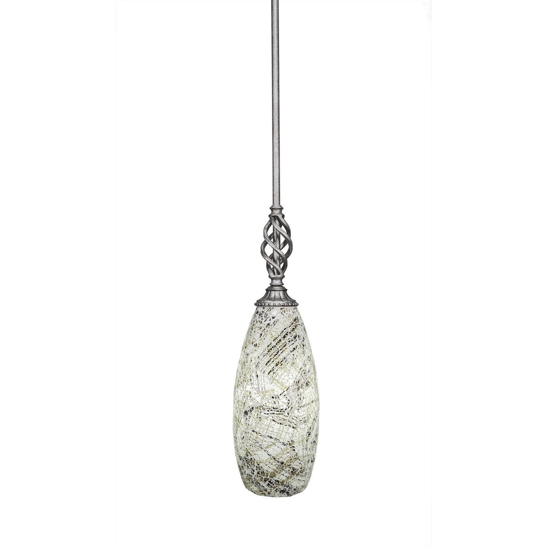 Toltec Eleganté 80-as-5064 Pendant Light - Aged Silver