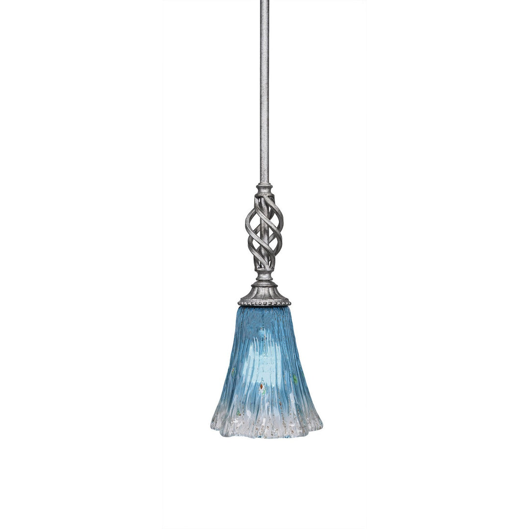 Toltec Eleganté 80-as-725 Pendant Light - Aged Silver