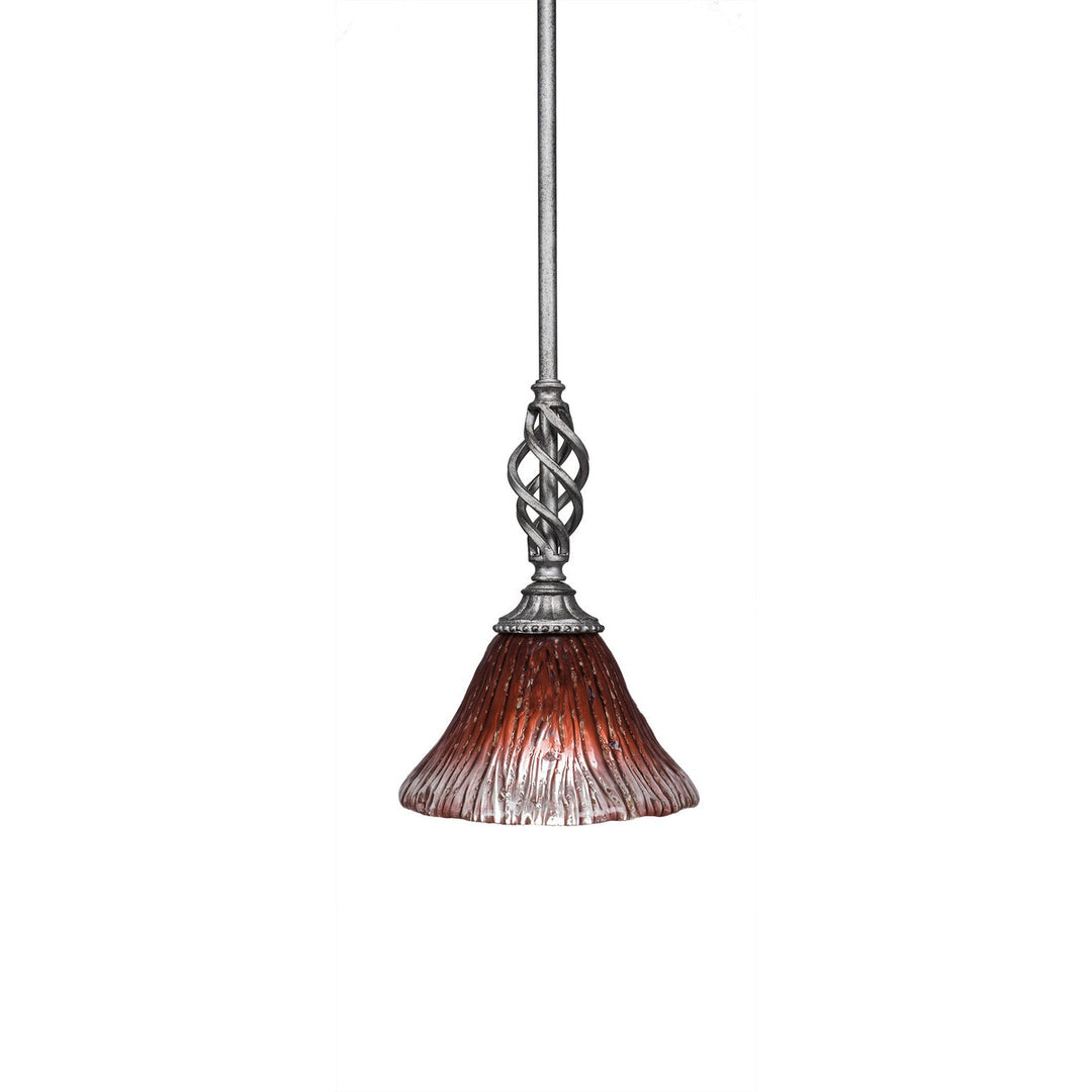 Toltec Eleganté 80-as-756 Pendant Light - Aged Silver