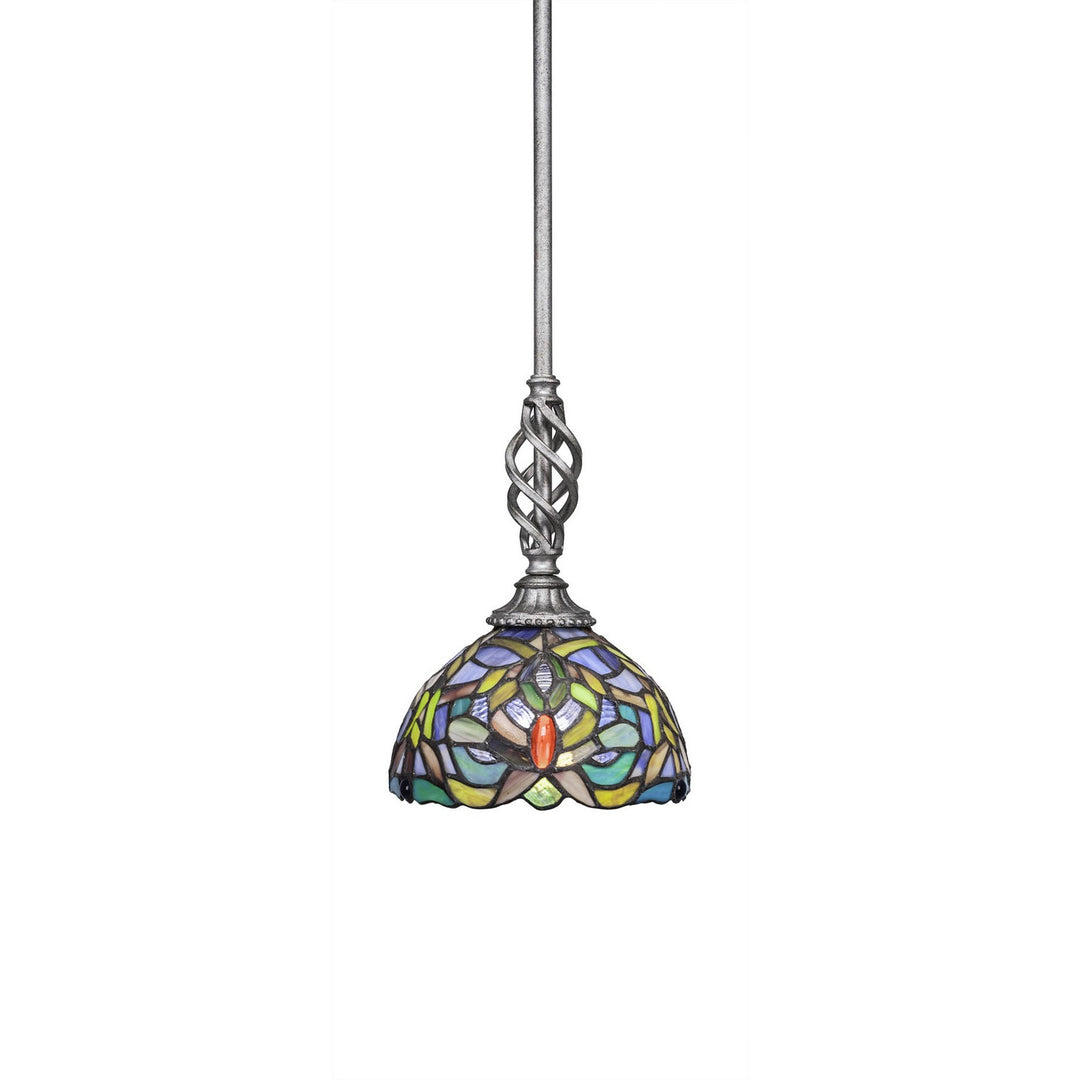 Toltec Eleganté 80-as-9905 Pendant Light - Aged Silver
