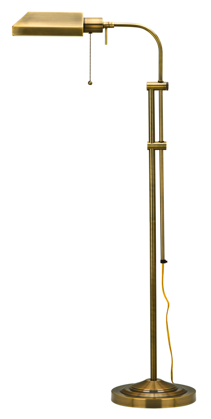 Cal Lighting BO-117FL-AB Pharmacy One Light Floor Lamp Lamp Brass - Antique