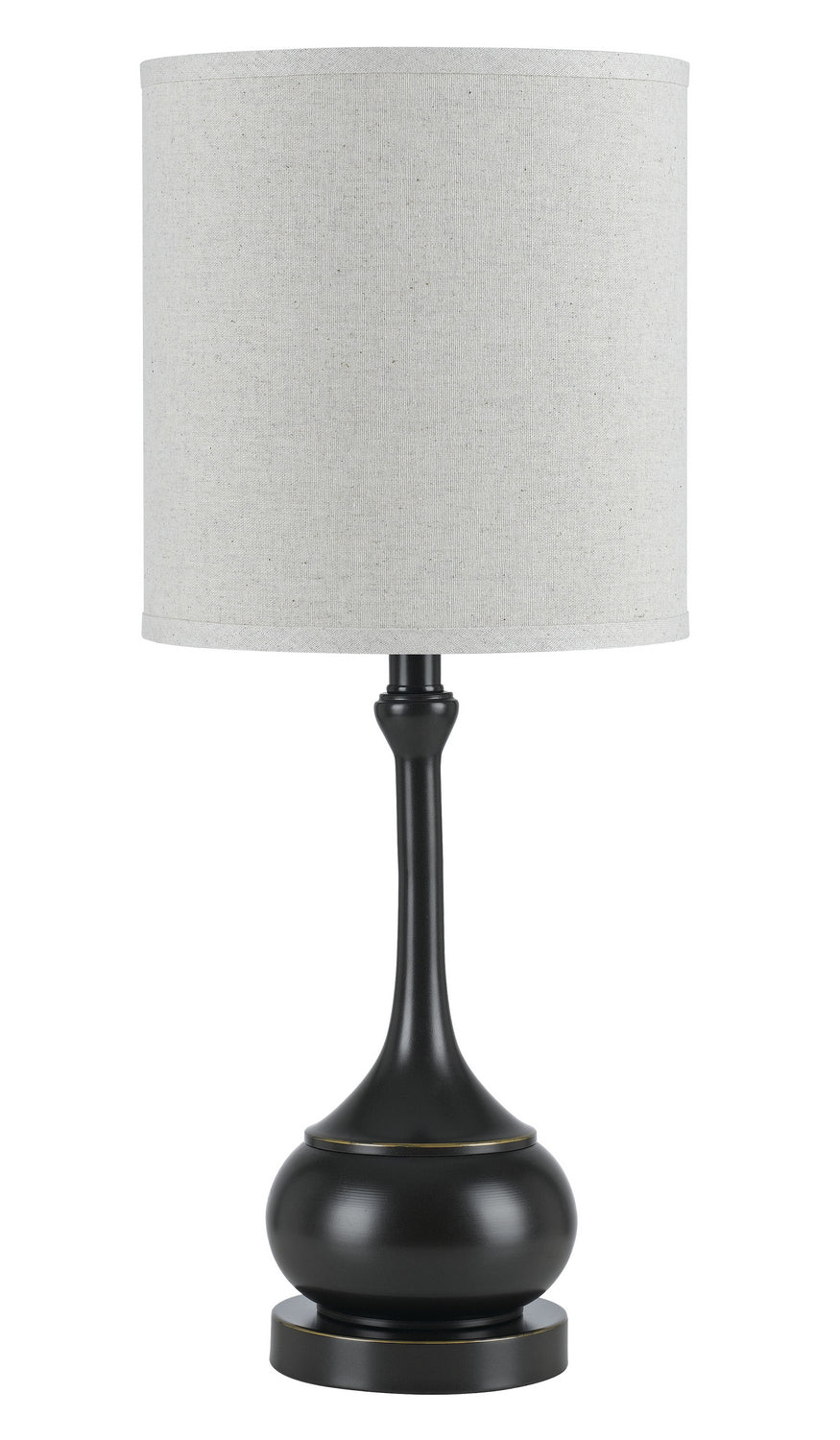 Cal Lighting BO-2256TB-DB Tapron One Light Table Lamp Lamp Bronze / Dark