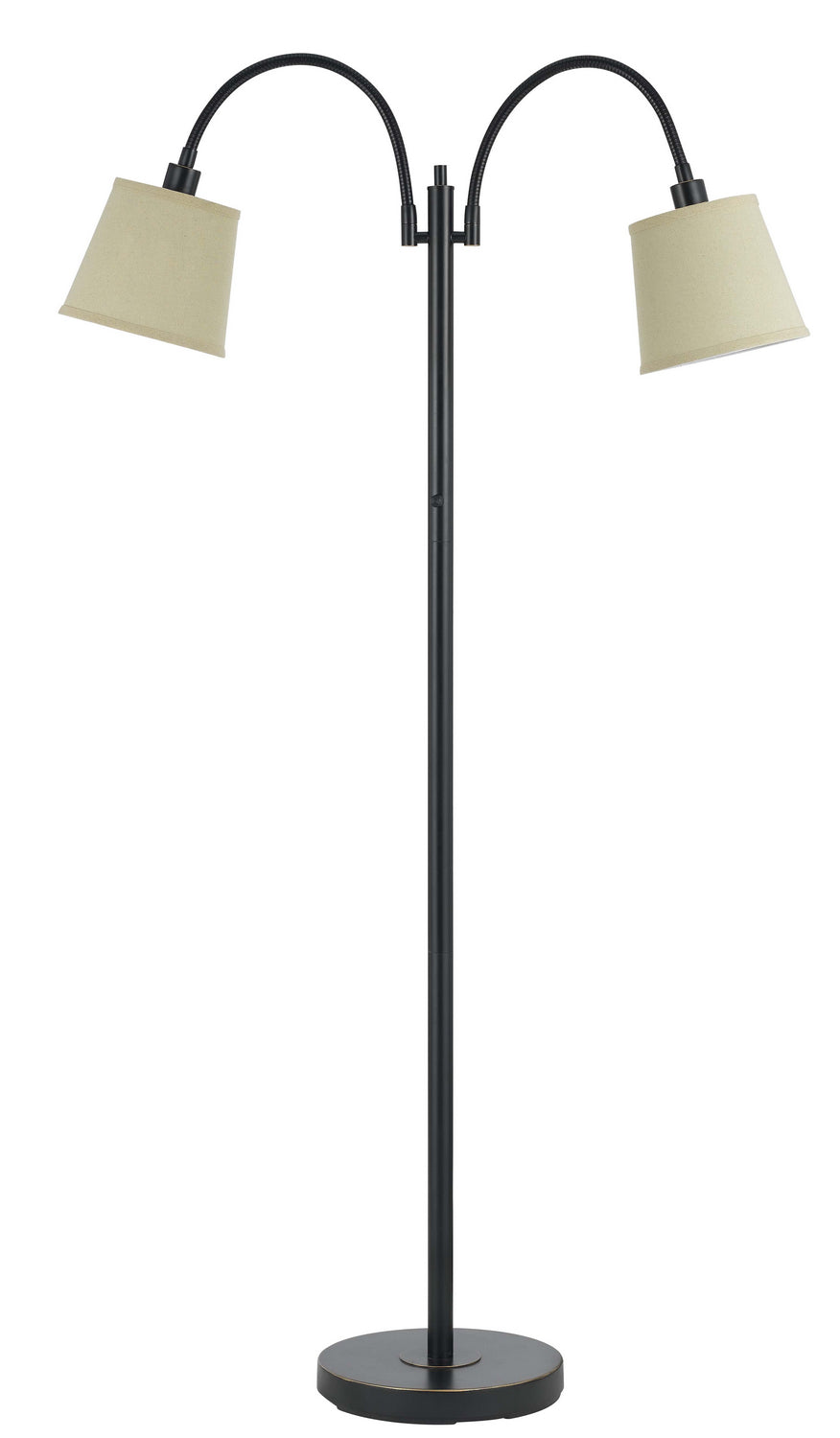 Cal Lighting BO-2444FL-DB Gail Two Light Floor Lamp Lamp Bronze / Dark