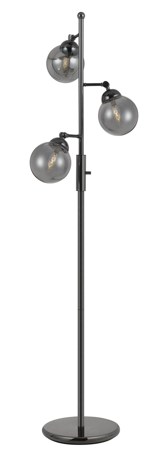 Cal Lighting BO-2577FL Prato Three Light Floor Lamp Lamp Bronze / Dark