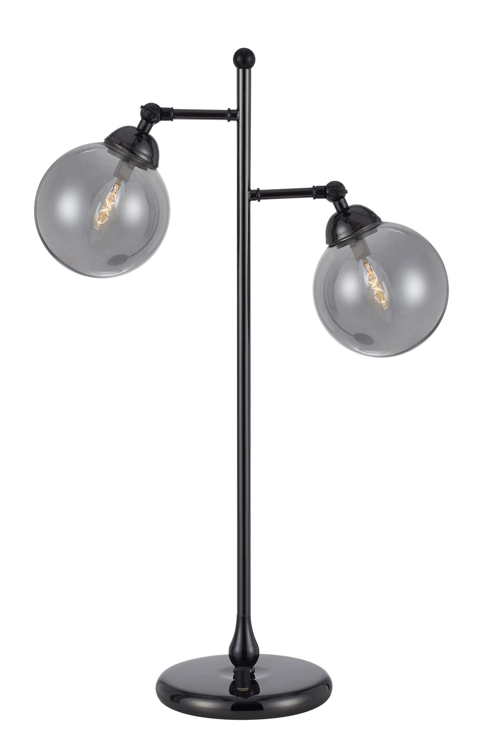 Cal Lighting BO-2577TB Prato Two Light Table Lamp Lamp Bronze / Dark