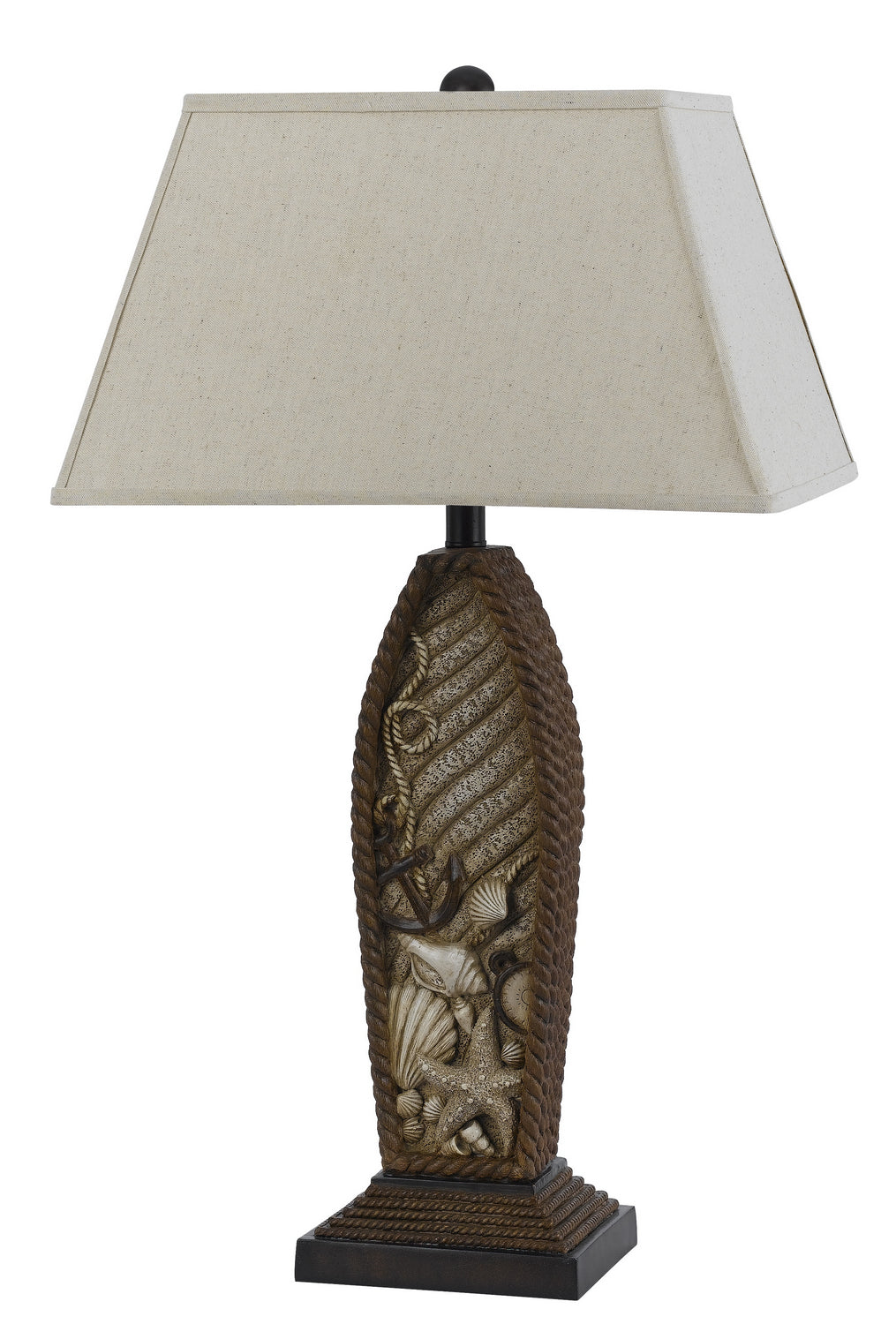 Cal Lighting BO-2611TB Pompano One Light Table Lamp Lamp Bronze / Dark