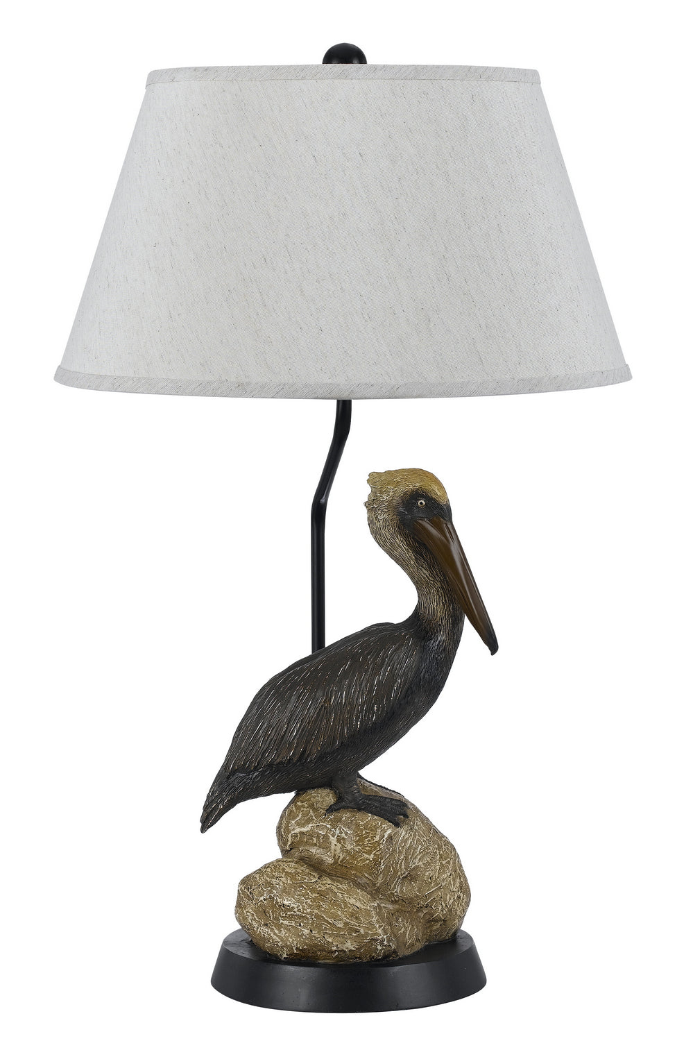 Cal Lighting BO-2613TB Pelican One Light Table Lamp Lamp Bronze / Dark