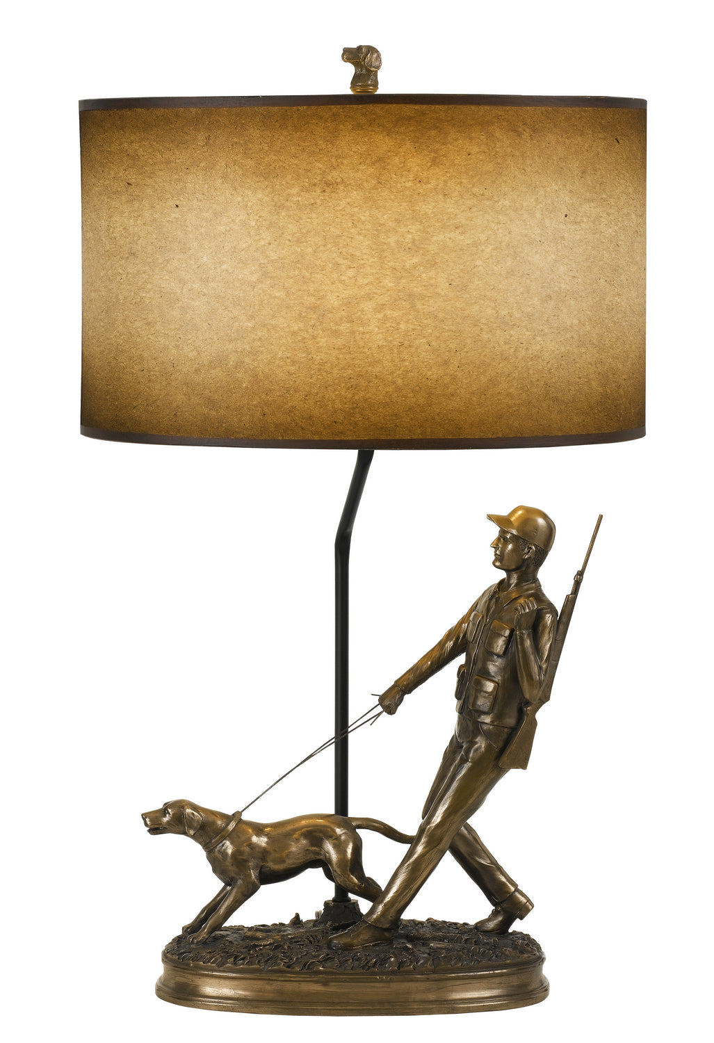 Cal Lighting BO-2660TB Hunter One Light Table Lamp Lamp Bronze / Dark