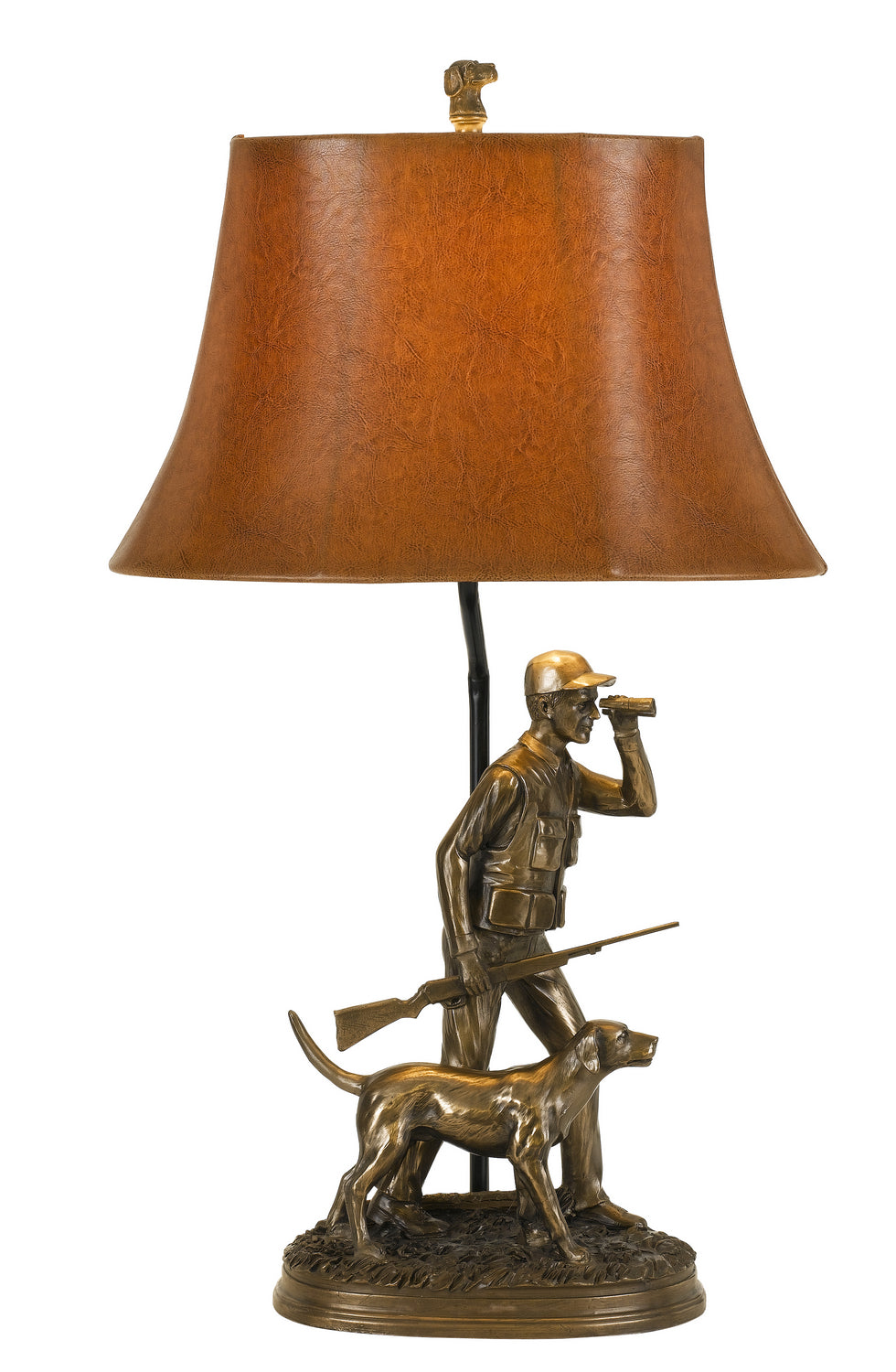 Cal Lighting BO-2665TB Hunter One Light Table Lamp Lamp Bronze / Dark