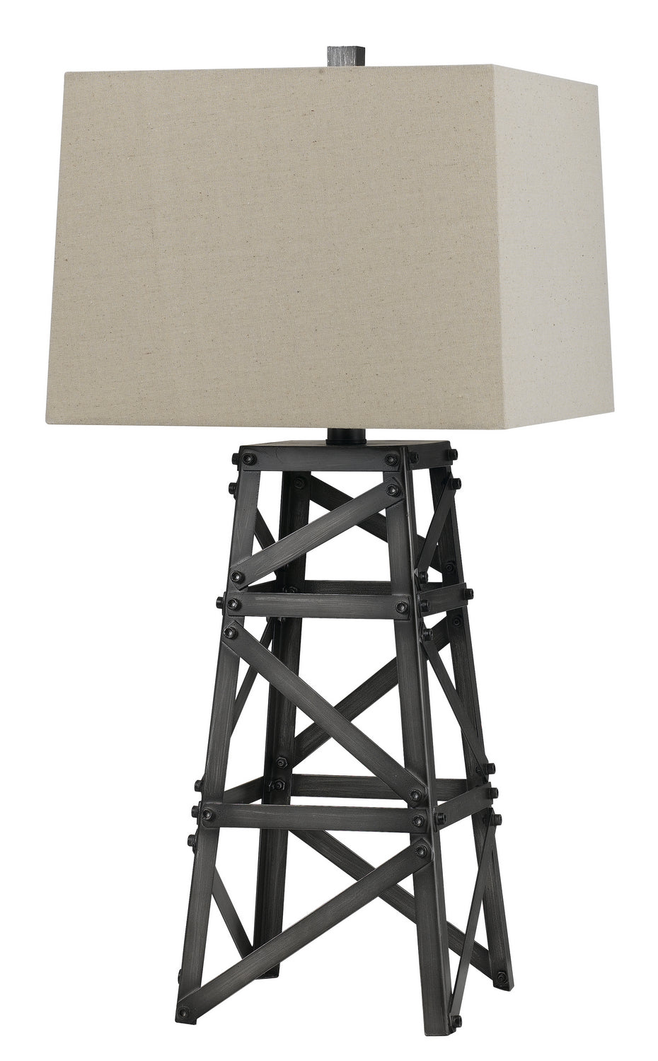 Cal Lighting BO-2683TB Tower One Light Table Lamp Lamp Bronze / Dark