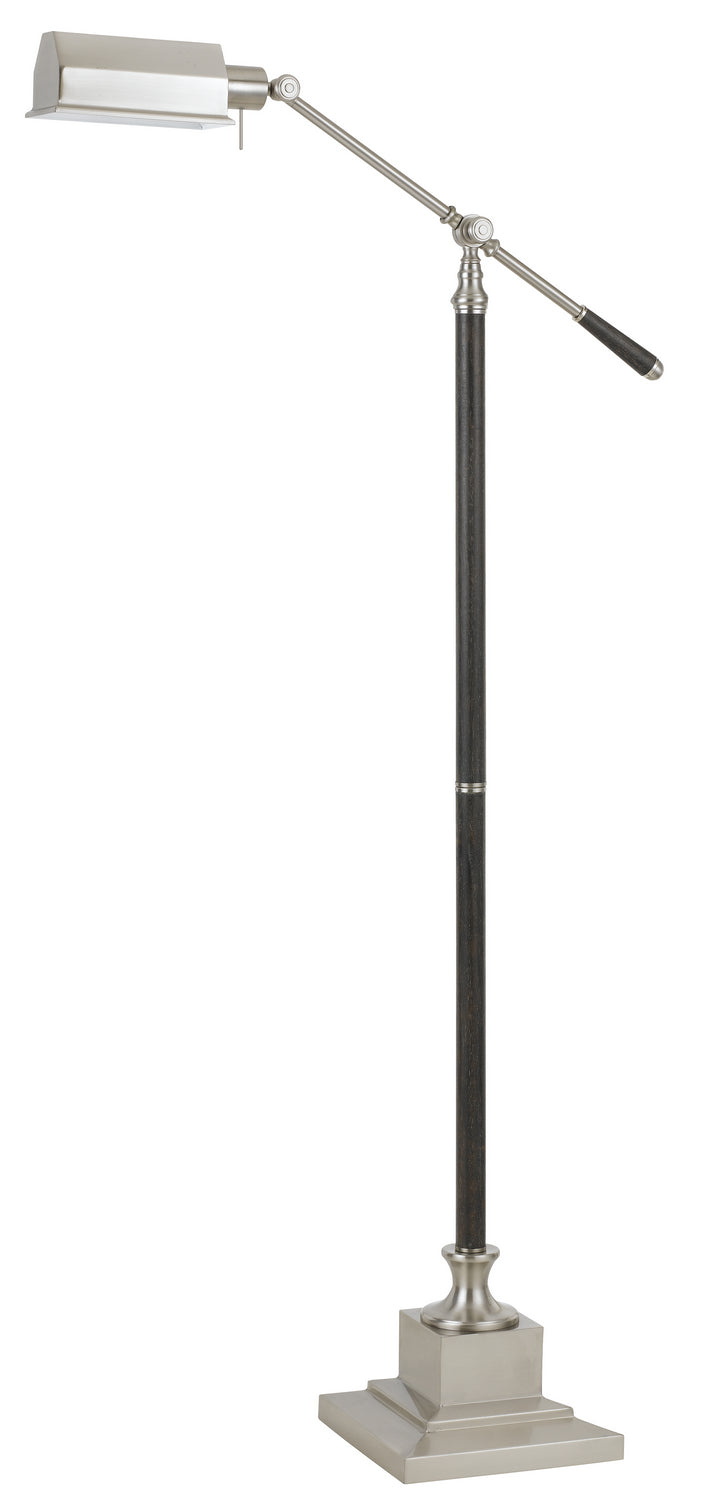 Cal Lighting BO-2687FL Angelton One Light Floor Lamp Lamp Pewter, Nickel, Silver