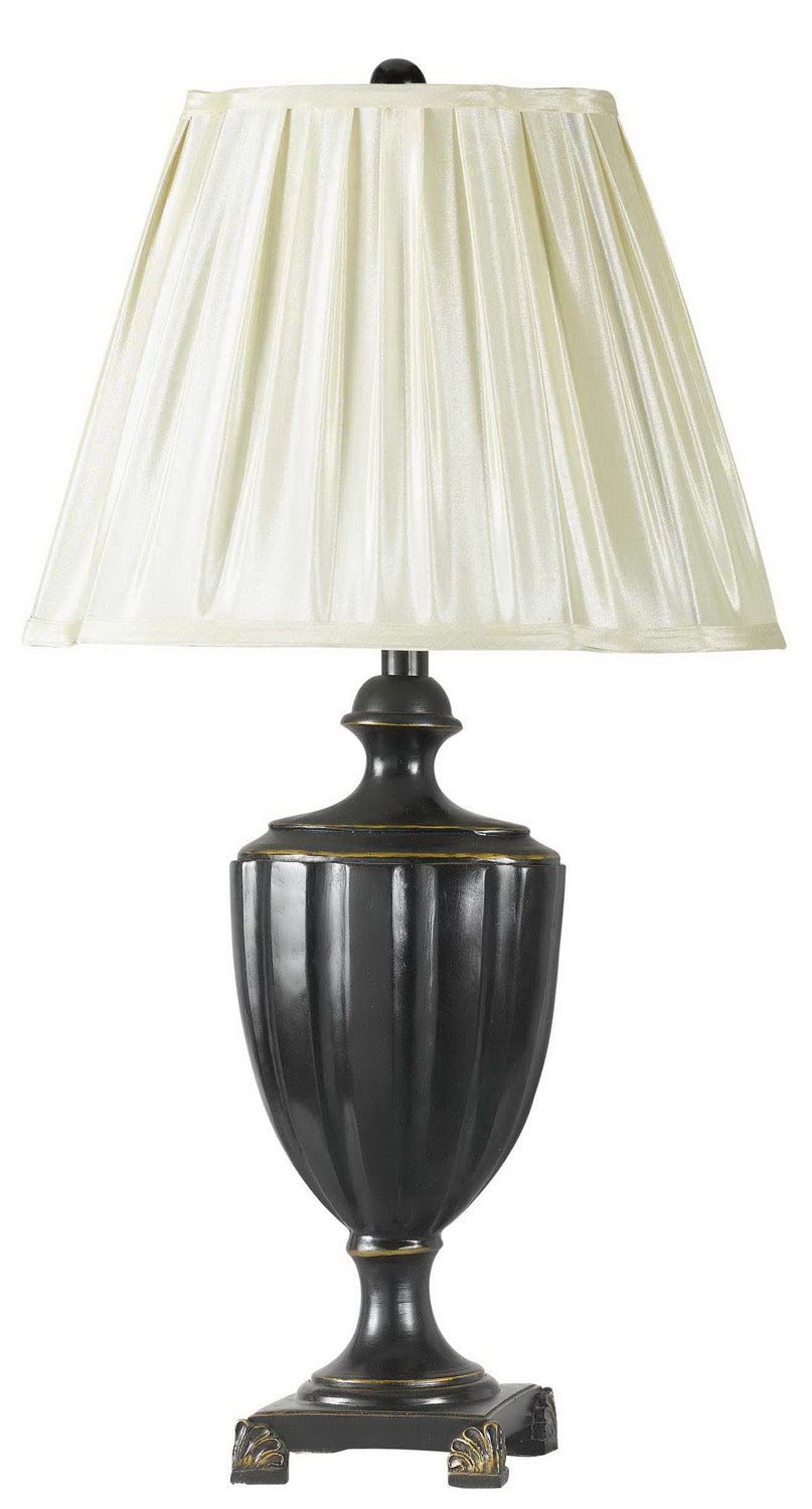 Cal Lighting BO-275 Haven One Light Table Lamp Lamp Black