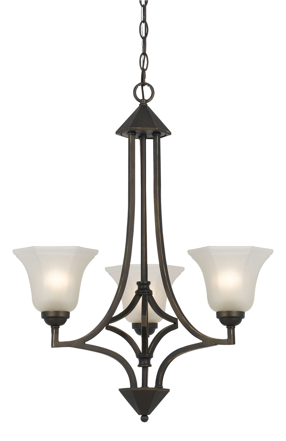 Cal Metal FX-3551/3 Chandelier Light - Dark Bronze