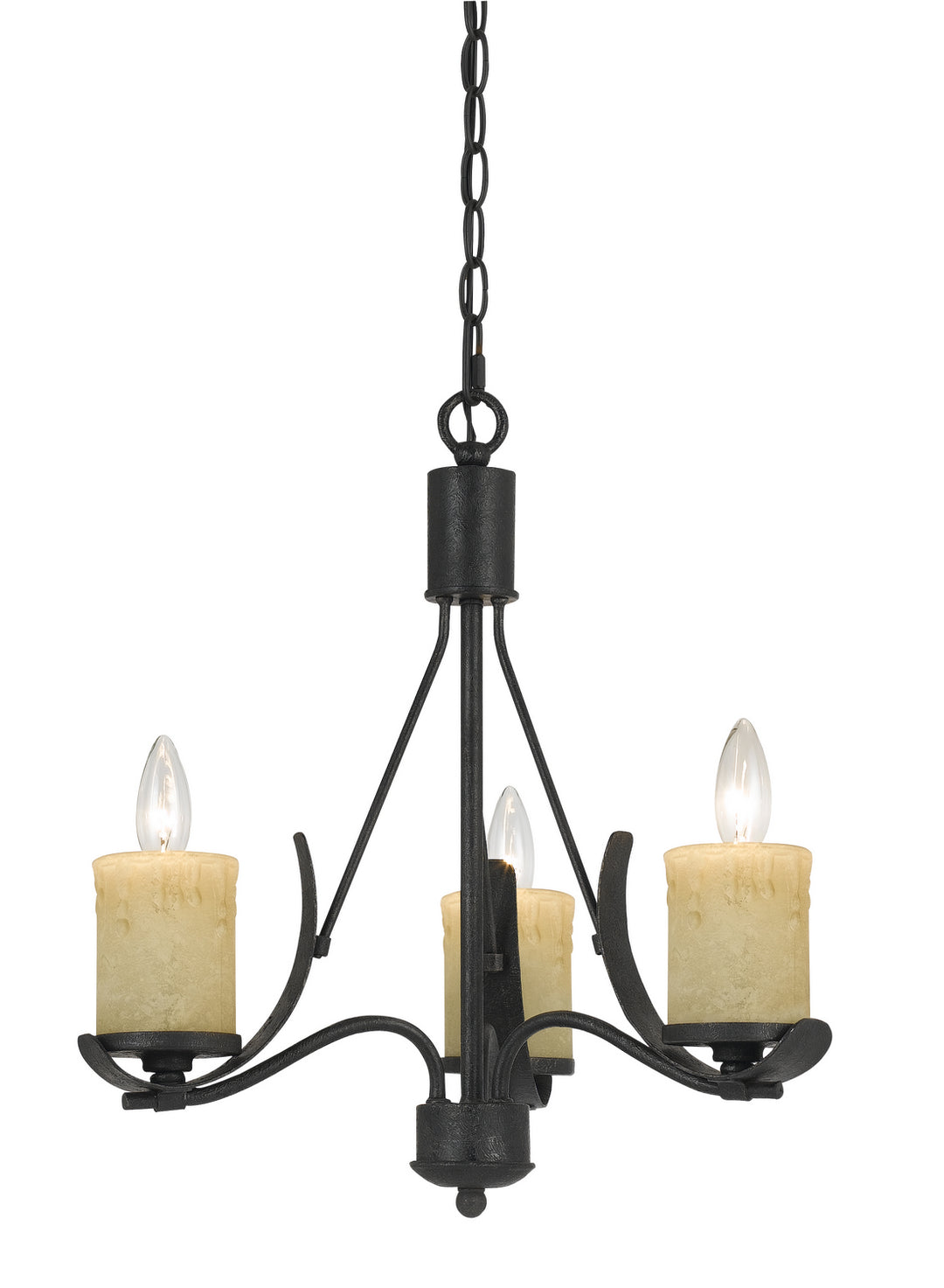 Cal Morelis FX-3561/3 Chandelier Light - Black Smith